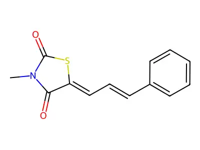 5-Cinnamylidene-3-methyl-1,3-thiazolidine-2,4-dione structure