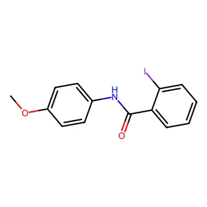 2-iodo-N-(4-methoxyphenyl)benzamide structure