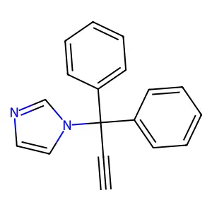 1H-Imidazole, 1-(1,1-diphenyl-2-propynyl)- structure