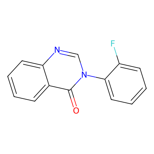 3-(2-fluorophenyl)quinazolin-4(3H)-one structure