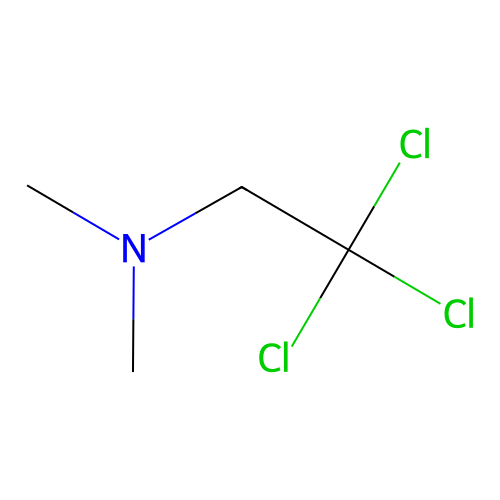 2,2,2-Trichloro-N,N-dimethylethanamine structure