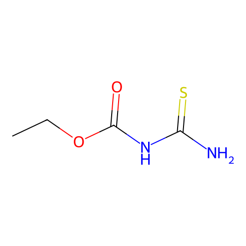 Carbamic acid, (aminothioxomethyl)-, ethyl ester structure