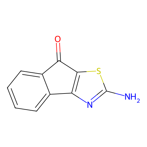 2-amino-8H-indeno[1,2-d][1,3]thiazol-8-one structure