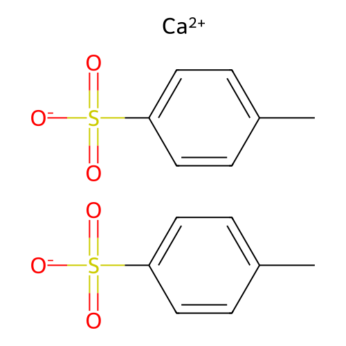 Calcium p-toluenesulphonate structure