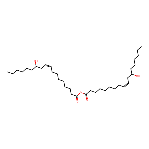 (R)-12-Hydroxyoleyl (R)-12-hydroxyoleate structure