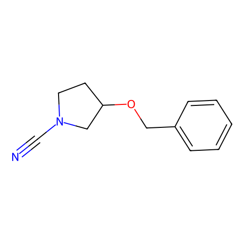 3-(Benzyloxy)pyrrolidine-1-carbonitrile structure