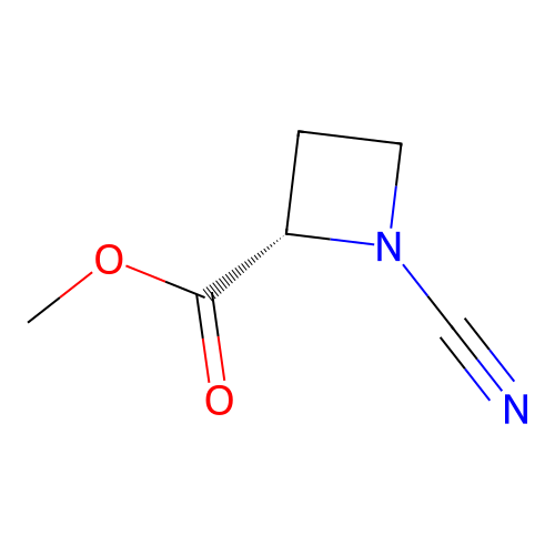 (S)-Methyl 1-cyanoazetidine-2-carboxylate structure