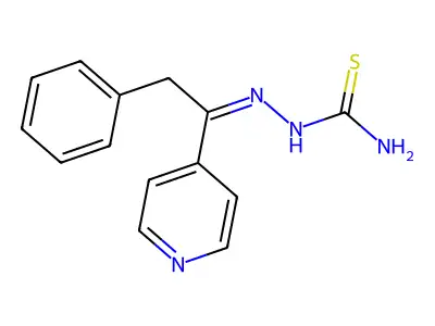 [(2-Phenyl-1-pyridin-4-ylethylidene)amino]thiourea structure