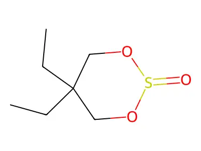 1,3-Propanediol, 2,2-diethyl-, cyclic sulfite (ester) structure