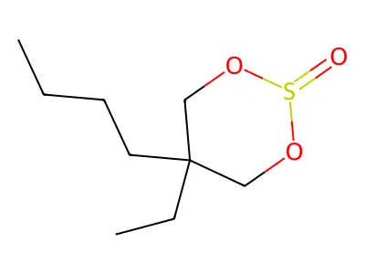 1,3-Propanediol, 2-butyl-2-ethyl-, cyclic sulfite (ester) structure