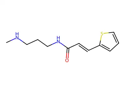 Succinimide, 2-(indol-3-yl)-N-(3-morpholinopropyl)- structure