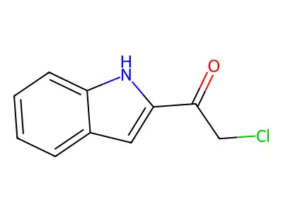 2-chloro-1-(1H-indol-2-yl)ethan-1-one structure
