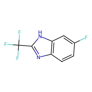 Benzimidazole, 5-fluoro-2-(trifluoromethyl)- structure