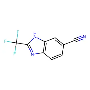 2-(Trifluoromethyl)-1H-benzimidazole-6-carbonitrile structure