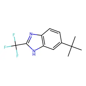Benzimidazole, 5-tert-butyl-2-(trifluoromethyl)- structure