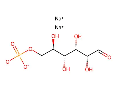 D-Glucose, 6-(dihydrogen phosphate), sodium salt (1:2) structure
