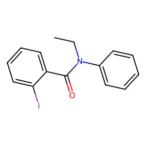 N-ethyl-2-iodo-N-phenylbenzamide structure