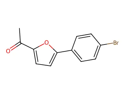 1-[5-(4-Bromophenyl)furan-2-yl]ethan-1-one structure