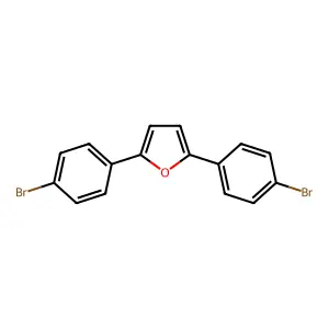 2,5-Bis(4-bromophenyl)furan structure