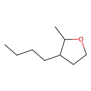 3-Butyltetrahydro-2-methylfuran (trans) structure