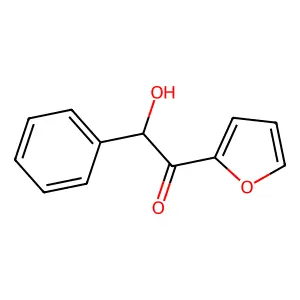 2-Furyl alpha-hydroxybenzyl ketone structure