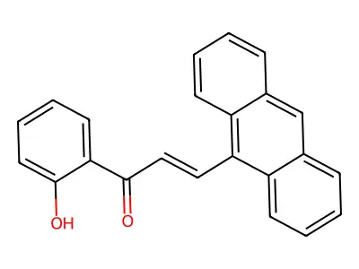 3-Anthracen-9-yl-1-(2-hydroxyphenyl)prop-2-en-1-one structure