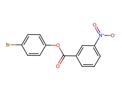 4-Bromophenyl 3-nitrobenzoate structure
