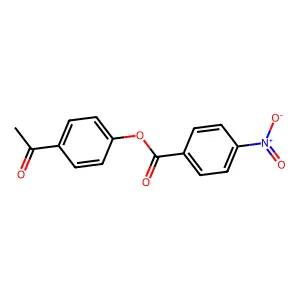 4-Acetylphenyl 4-nitrobenzoate structure