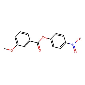 4-Nitrophenyl 3-methoxybenzoate structure