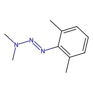 (1E)-1-(2,6-Dimethylphenyl)-3,3-dimethyltriaz-1-ene structure