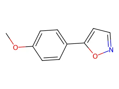 5-(4-Methoxyphenyl)isoxazole structure
