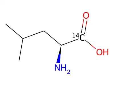 (1-14C)Leucine structure
