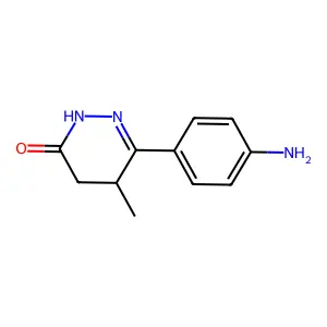 3(2H)-Pyridazinone, 6-(4-aminophenyl)-5-methyl- structure