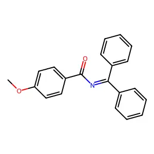 N-(Diphenylmethylidene)-4-methoxybenzamide structure