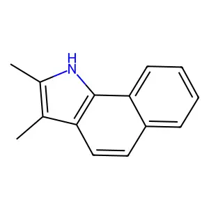 1H-Benz(g)indole, 2,3-dimethyl- structure