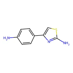 2-Amino-4-(4-aminophenyl)thiazole structure