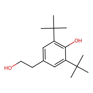 2,6-DI-Tert-butyl-4-(2-hydroxyethyl)phenol structure