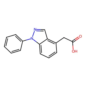 2-(1-phenylindazol-4-yl)acetic Acid structure