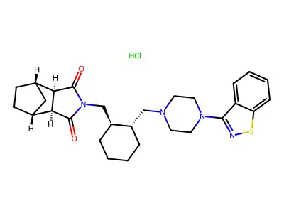 鲁拉西酮 structure