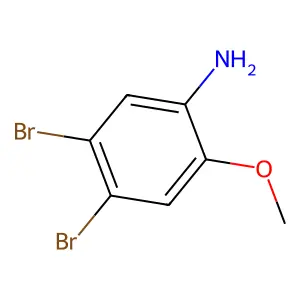 4,5-Dibromo-2-methoxyaniline structure