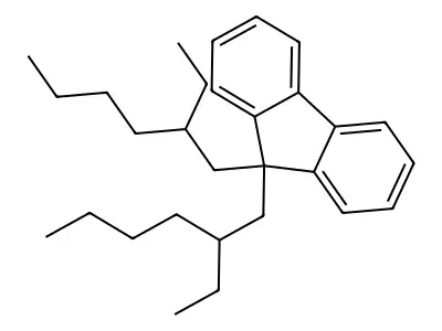 9,9-Bis(2-ethylhexyl)fluorene structure