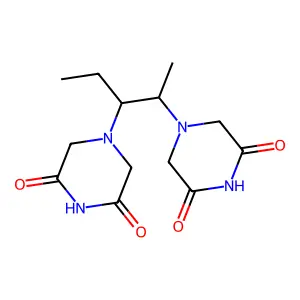 4-[3-(3,5-Dioxopiperazin-1-yl)pentan-2-yl]piperazine-2,6-dione structure
