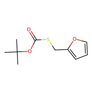 Carbonothioic acid, O-(1,1-dimethylethyl) S-(2-furanylmethyl) ester structure