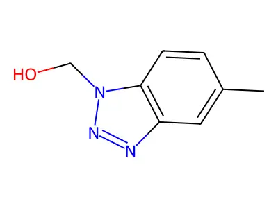 (5-Methyl-1H-1,2,3-benzotriazol-1-yl)methanol structure