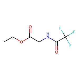Ethyl 2-(2,2,2-trifluoroacetamido)acetate structure