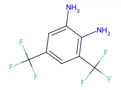1,2-Diamino-3,5-bis(trifluoromethyl)benzene structure