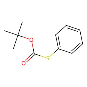 Carbonothioic acid, O-(1,1-dimethylethyl) S-phenyl ester structure