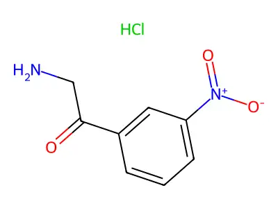 3-Nitrophenacylamine hydrochloride structure