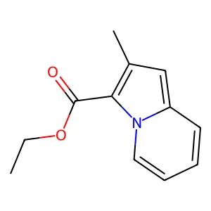 Ethyl 2-methylindolizine-3-carboxylate structure