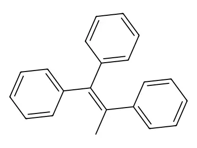1,1,2-三苯丙烯 structure